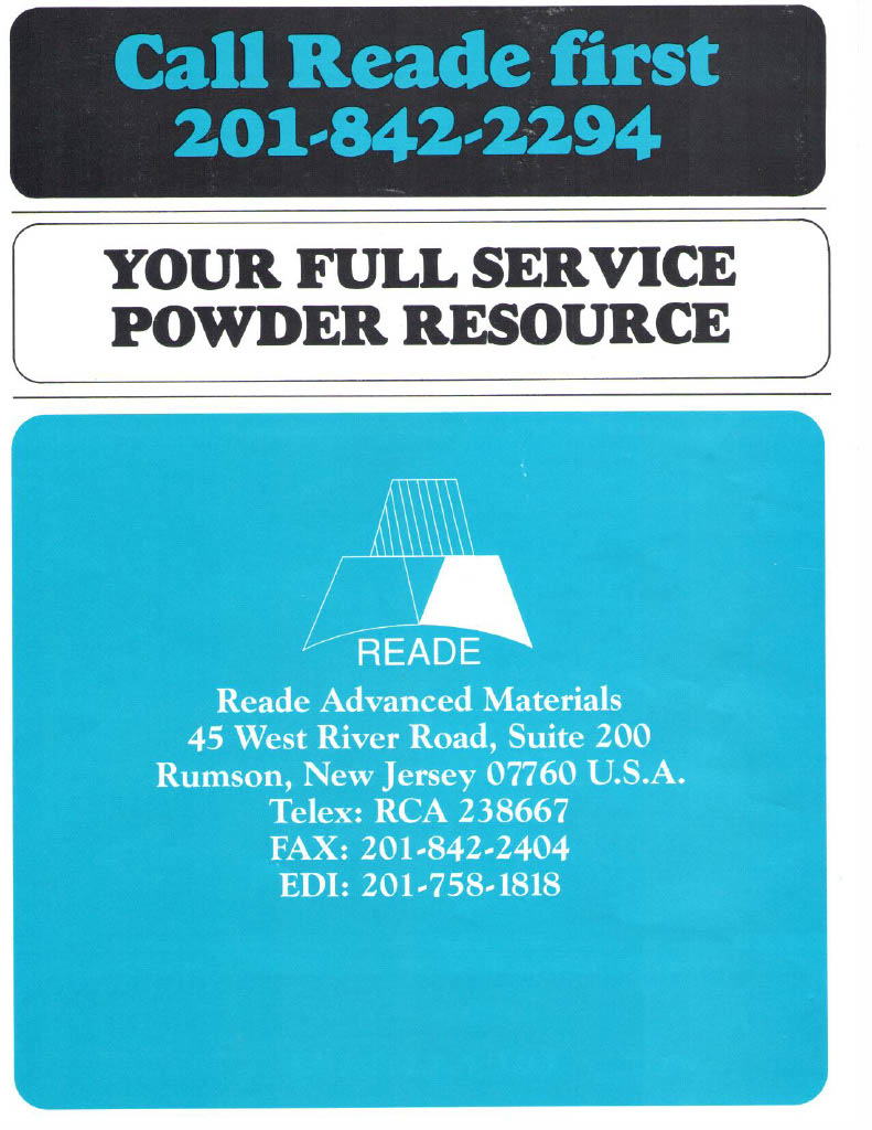 Call Reade First Flyer